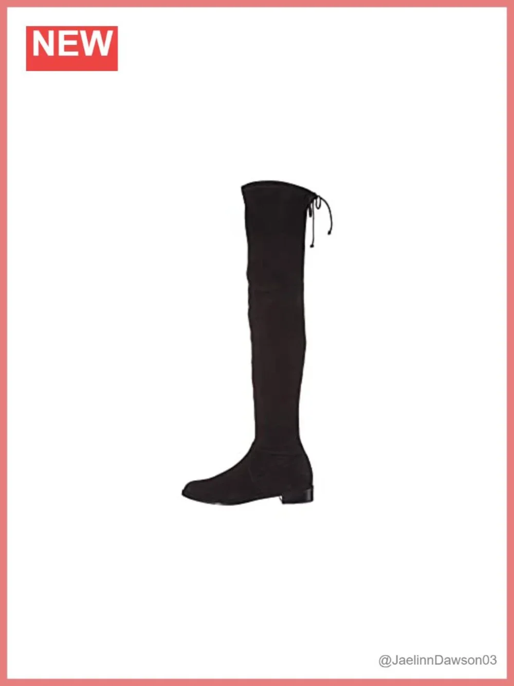 Over the Knee Stretch Suede Boots Block Heel Pull On